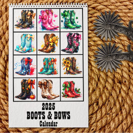 Calendrier Coquette Boots and Bows