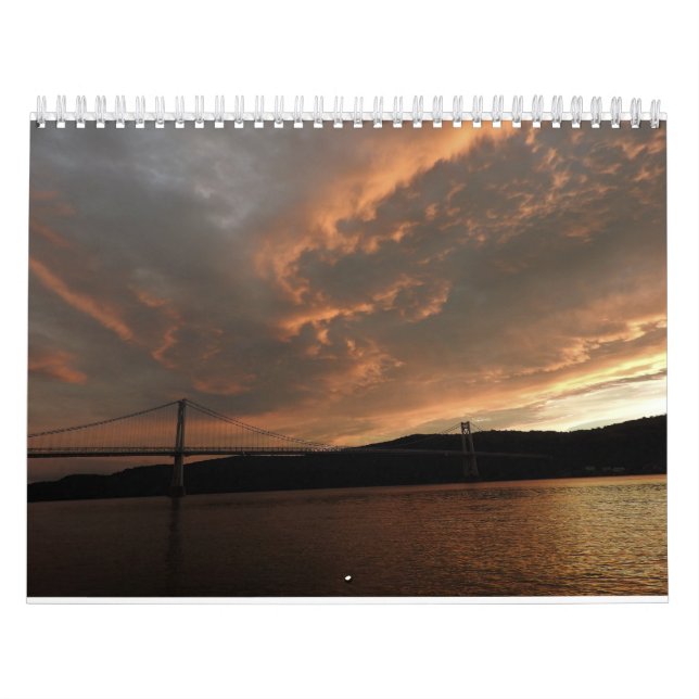 Calendrier Couchers de soleil dans la vallée de l'Hudson (Protection)