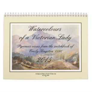 Calendrier Couleurs pour aquarelle de Madame victorienne