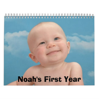 Calendrier Couverture du calendrier, première année de Noah