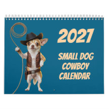 Calendrier Cow-Boy Petit Chien 2027