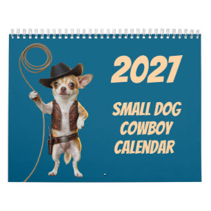 Calendrier Cow-Boy Petit Chien 2027