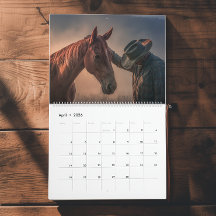 Calendrier Cowboy Occidental 2027