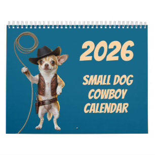 Calendrier Cowboy Petit Chien