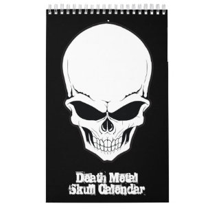 Calendrier Crâne 💀 Mort Collection de Crâne métallique 🔥