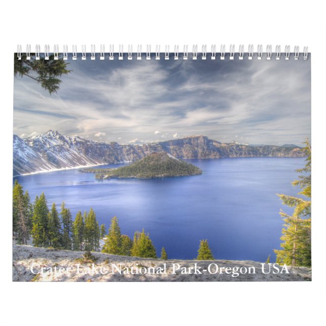 Calendrier Crater Lake National Park, Oregon, États-Unis (Protection)