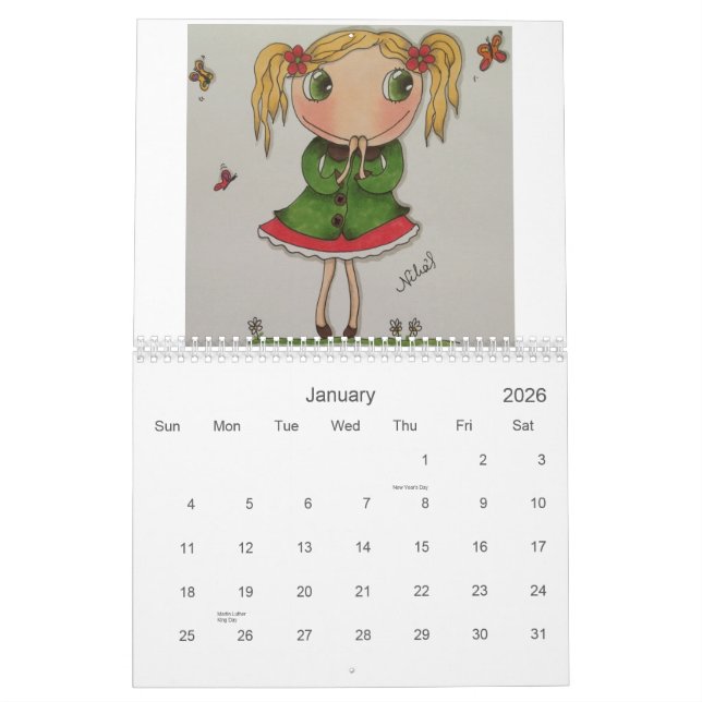 calendrier créatif (Jan 2026)