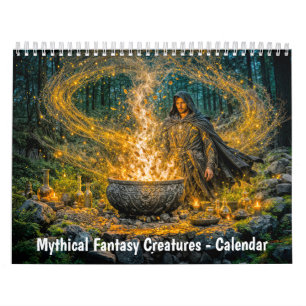 Calendrier Créatures Fantastiques Mythiques
