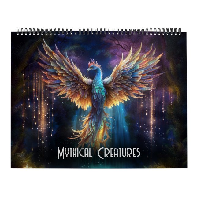 Calendrier Créatures mythiques de Ivy et Bat Goth Art (Protection)