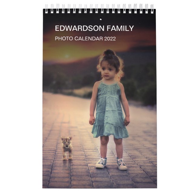 Calendrier Créez votre propre année de photo familiale (Protection)