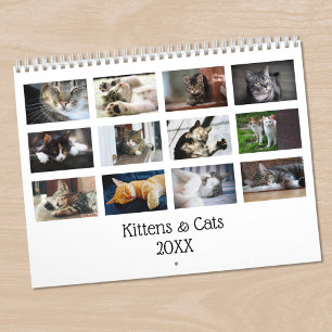 Calendrier Créez votre propre chats chatons chatons 2025 Phot