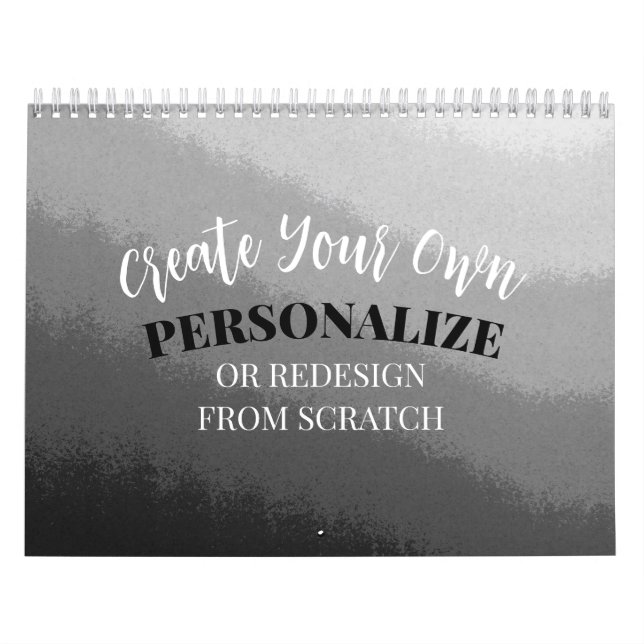 Calendrier Créez votre propre personnalisation (Protection)