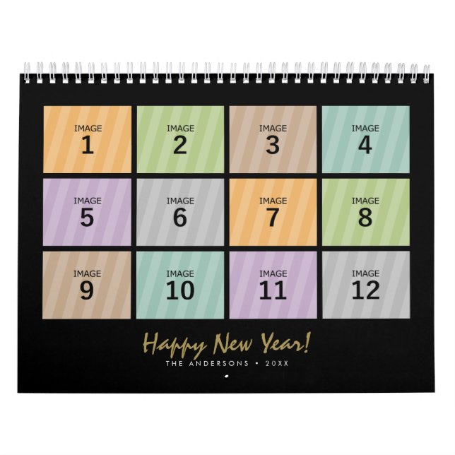 Calendrier Créez votre propre photo de famille personnalisée  (Protection)