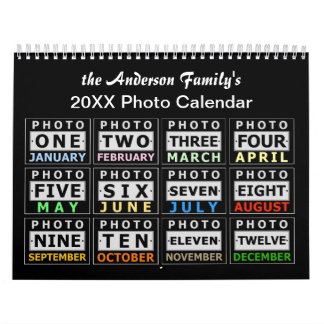 Calendrier Créez votre propre photo de famille personnalisée 