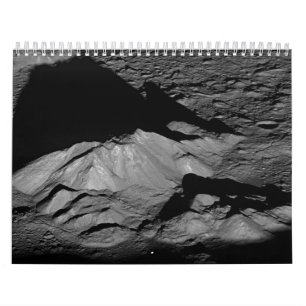 Calendrier Crête de central de cratère de Tycho de la lune