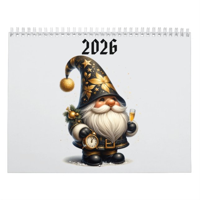 Calendrier cute gnomes  (Protection)