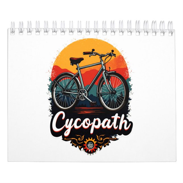 Calendrier Cycopaure : Vélo énergétique et soleil couchant Gr (Protection)