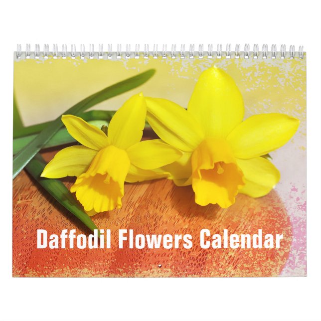 Calendrier Daffodil Fleurs Floral 2020 (Protection)