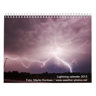 Calendrier dangereux de la foudre 2013