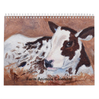 Calendrier d'animaux de ferme