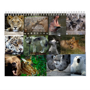 CALENDRIER D'ANIMAUX SAUVAGES