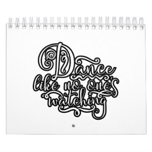Calendrier Danse comme personne ne regarde le coach de danse