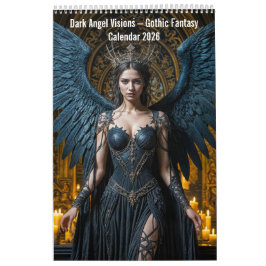 Calendrier Dark Angel Visions – Gothic Fantasy Calendar 2026