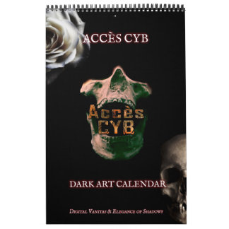 Calendrier Dark Art Wall Calendar – Vertical Format