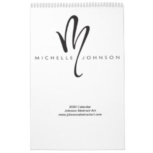 Calendrier d'art Abstrait Johnson 2020