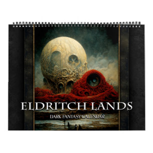 Calendrier d'art de fantasy sombre Eldritch Lands