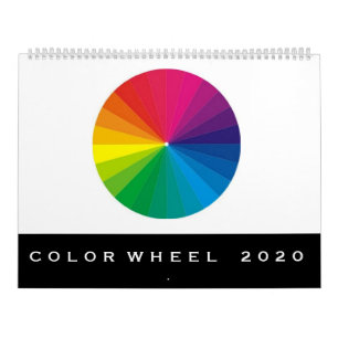CALENDRIER D'ART DE LA ROUE DE COULEUR 2020