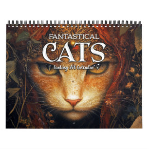 Calendrier d'art fantastique 2027 Chats fantastiqu