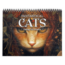 Calendrier d'art fantastique 2027 Chats fantastiqu
