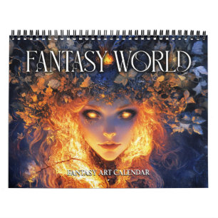 Calendrier d'art fantastique 2027 Monde Fantastiqu