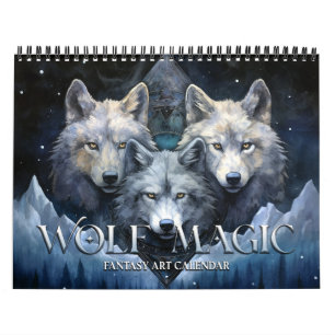 Calendrier d'art fantastique Wolf Magic 2 2027
