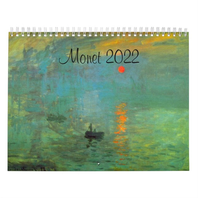 Calendrier d'art français Monet 2022 (Protection)