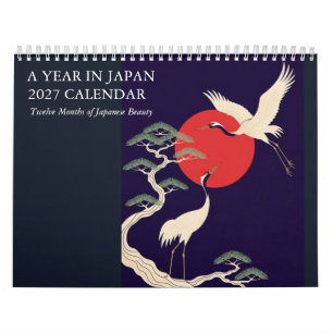 Calendrier d'art japonais 2027 Une année au Japo
