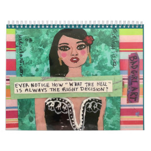 Calendrier d'art pour les filles incorrectes