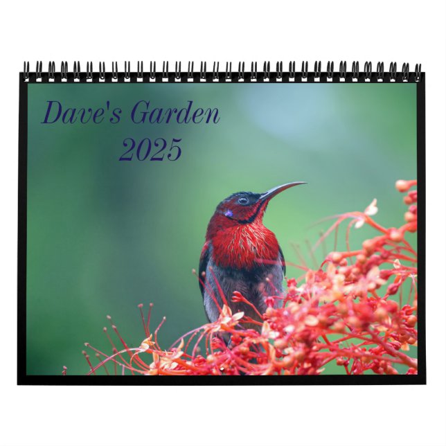 Calendrier Dave's Garden 2025 (Protection)