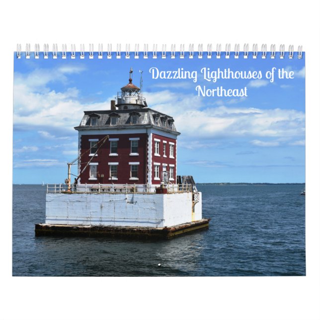 Calendrier Dazzling Lighthouses o t Northeast wall calendar (Protection)