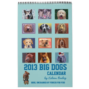 Calendrier de 2013 grand chiens