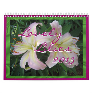 Calendrier de 2013 le beau lis le personnalisent