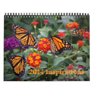 Calendrier de 2014 inspirations - papillons