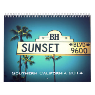 Calendrier de 2014 la Californie du sud la
