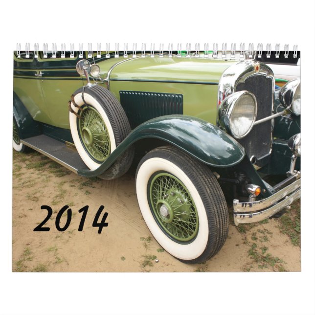 calendrier de 2014 voitures anciennes (Protection)