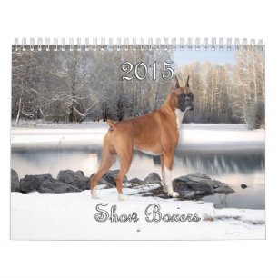 Calendrier de 2015 boxeurs d'exposition