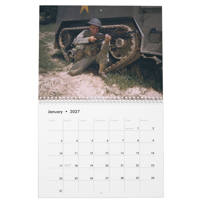 Calendrier de 2ÈME GUERRE MONDIALE - 2013 (Jan 2027)