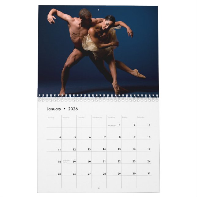 Calendrier de ballet (Jan 2026)