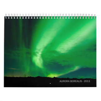 Calendrier de Borealis 2011 de l'aurore