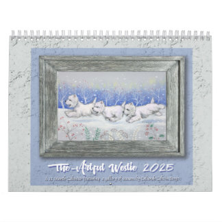 Calendrier de Borgo's The Artural Westie 2025